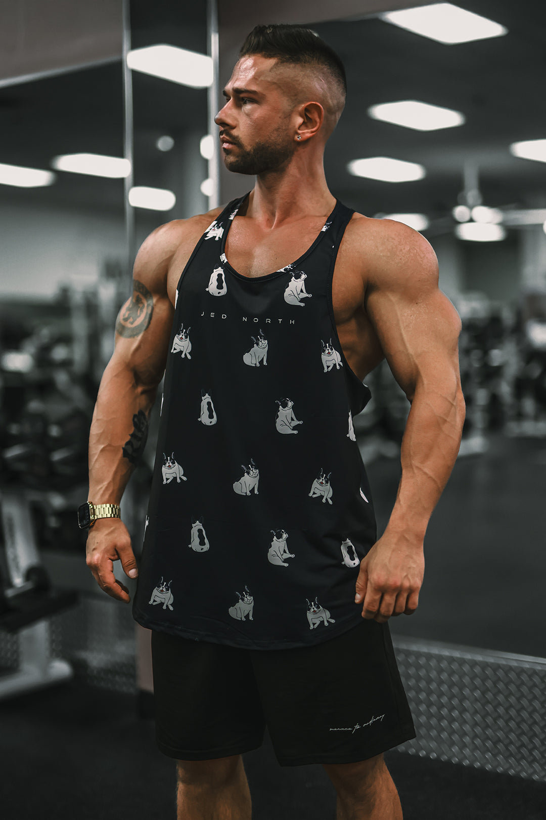 Graphic Muscle Stringer - Bulldogs