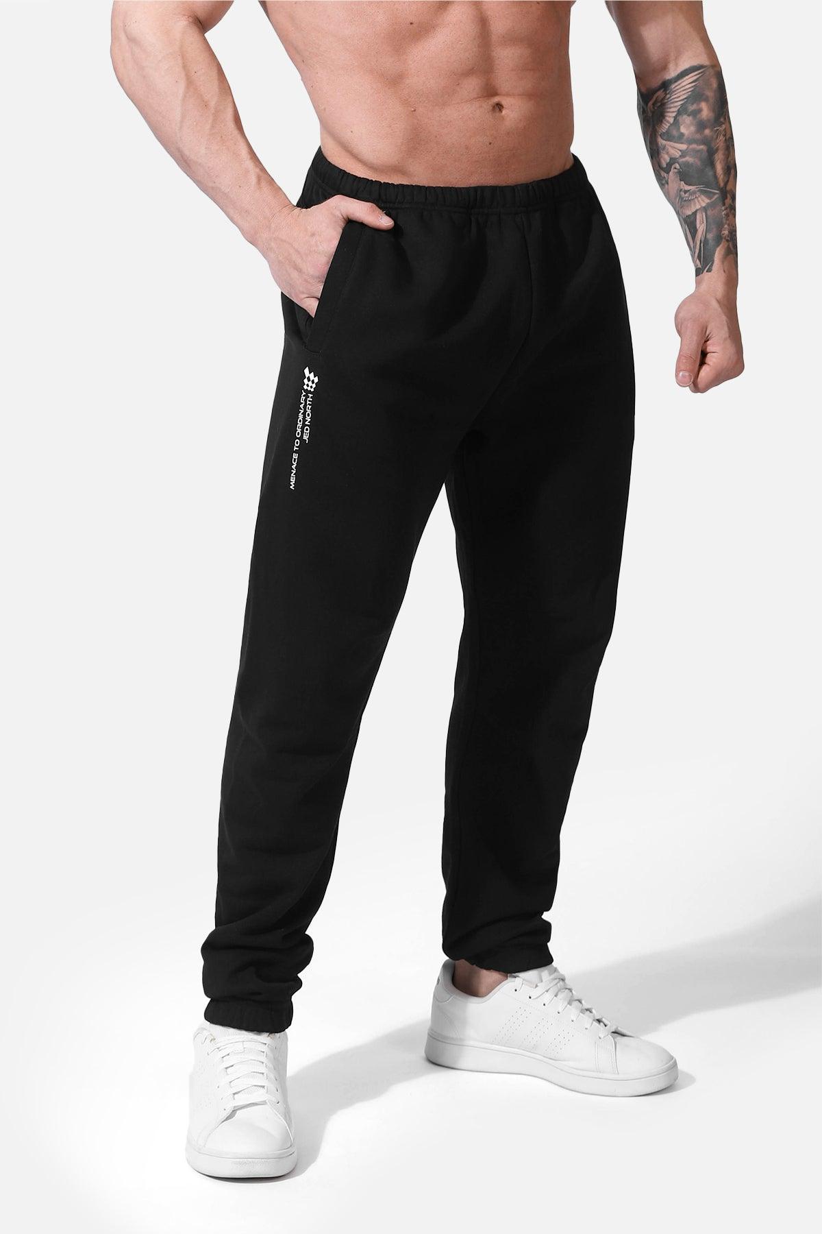 All Or Nothing French Terry Joggers - Black