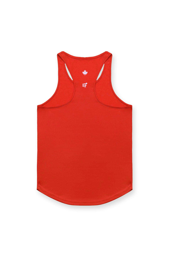 Fast-Dry Bodybuilding Workout Stringer - OH CANADA RED