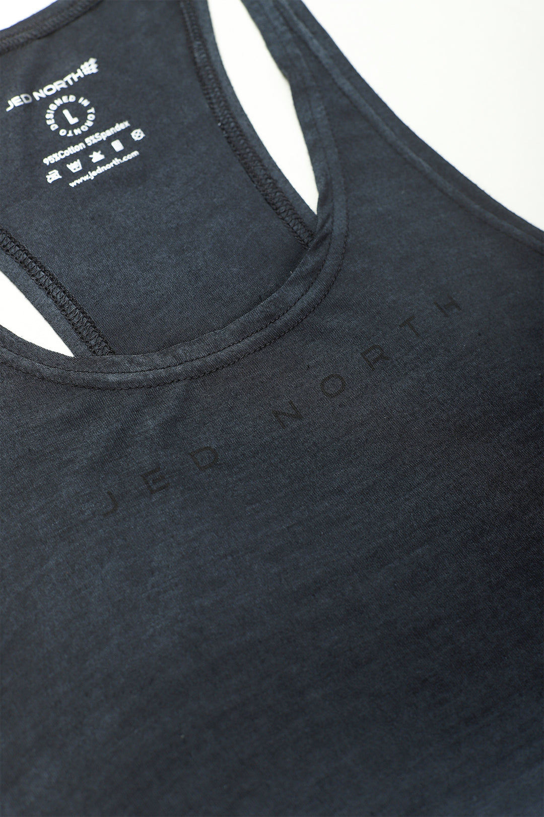 Classic Bodybuilding Racerback Stringer - Gray Ombre