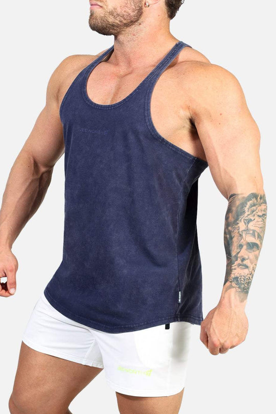 Classic Vintage Washed Racerback Stringer - Navy