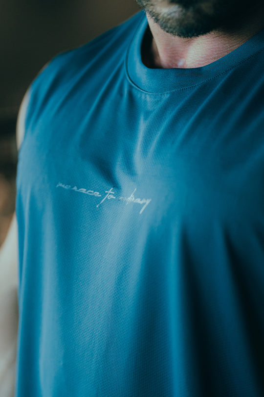 JN Active Muscle Tee - Navy Blue