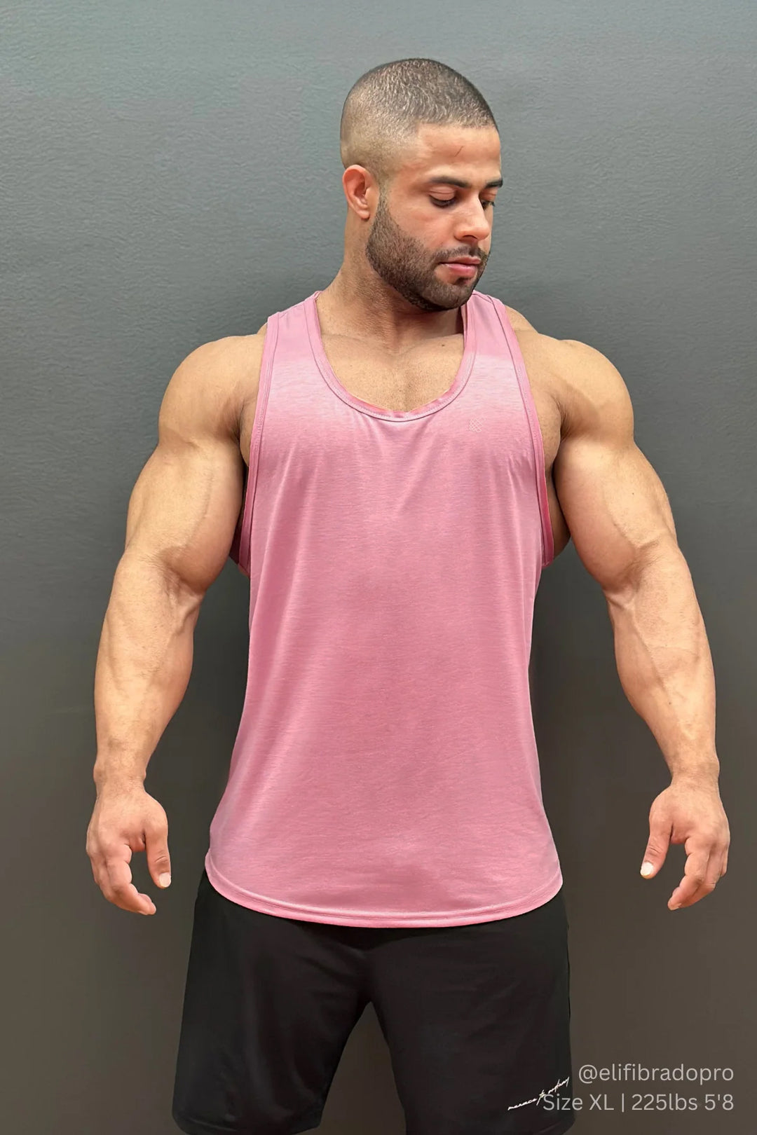 Vital Raw-Hem Tank Top 2.0 - Salmon Pink