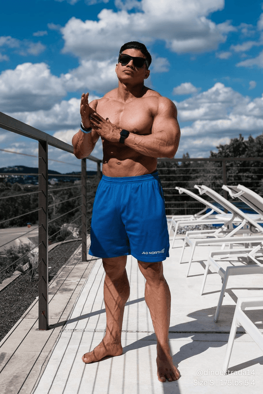 Jersey Mesh 7.5" Gym Shorts - Blue