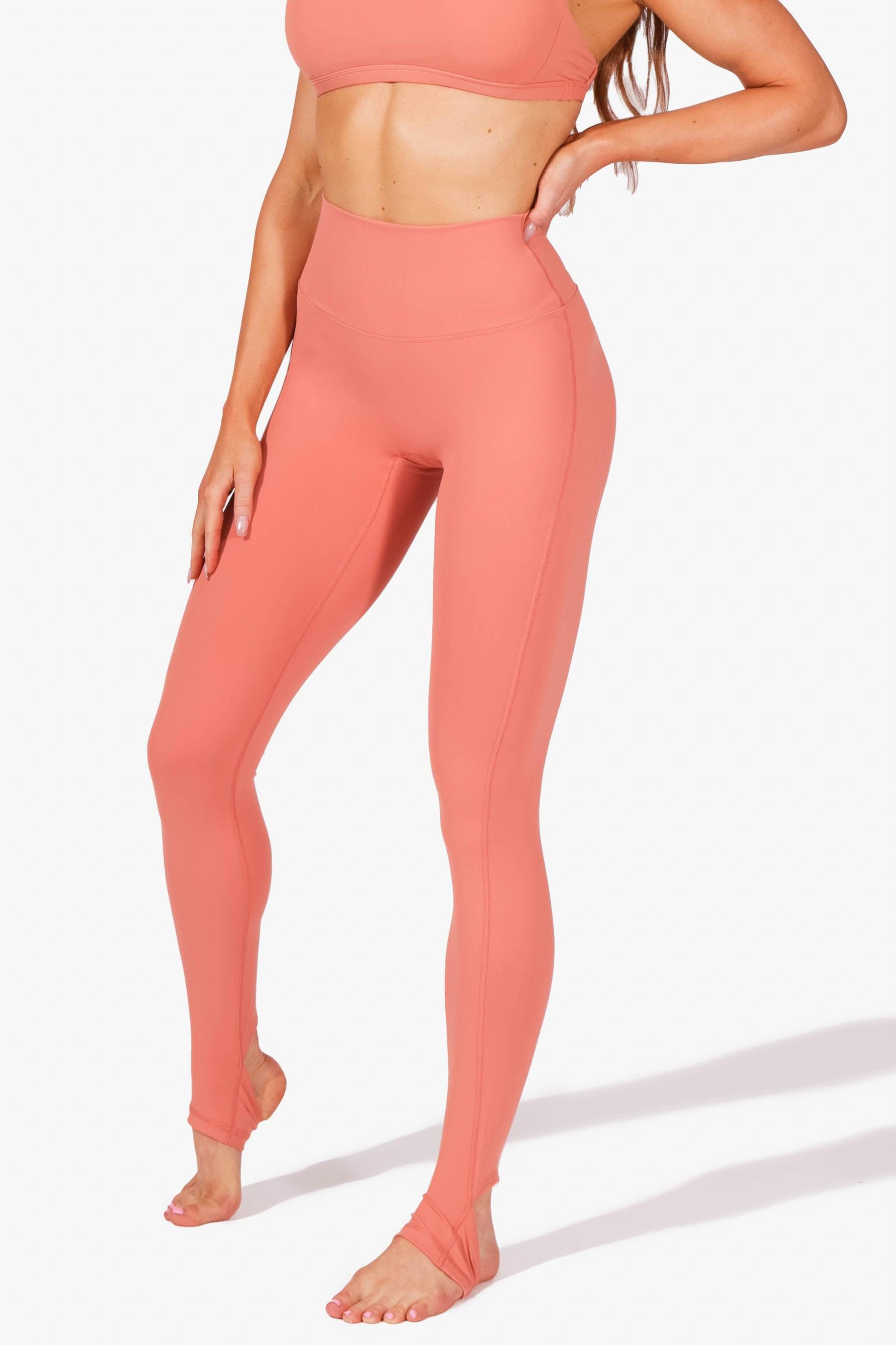 Bloom Foot Strap Leggings - Coral – Jed North Canada