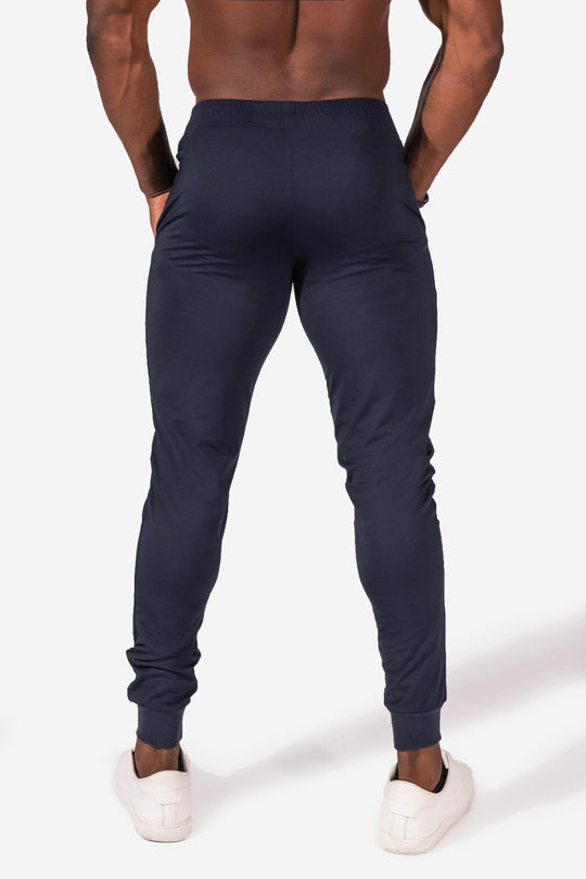 Matrix Tapered Joggers - Navy Joggers Jed North