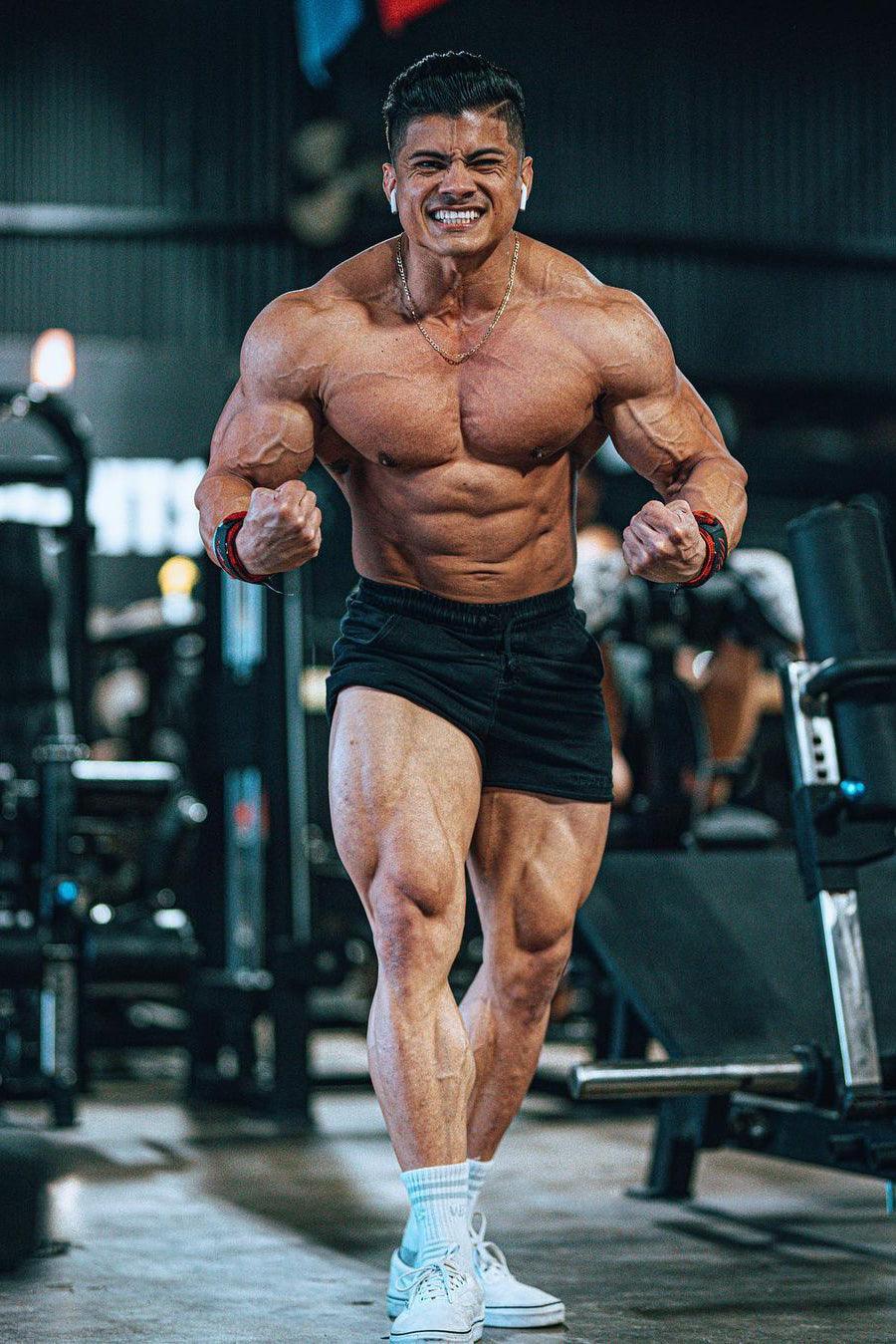 Motion 5'' Varsity Sweat Shorts - Black - Jed North