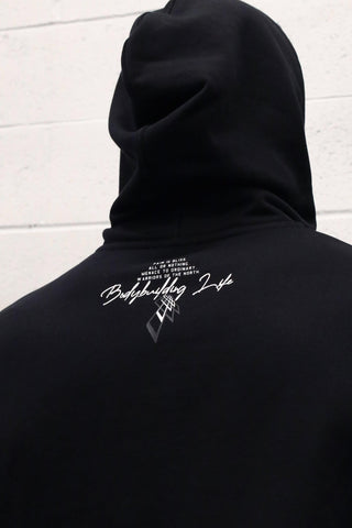 All Or Nothing French Terry Pullover Hoodie - Black - Jed North Canada