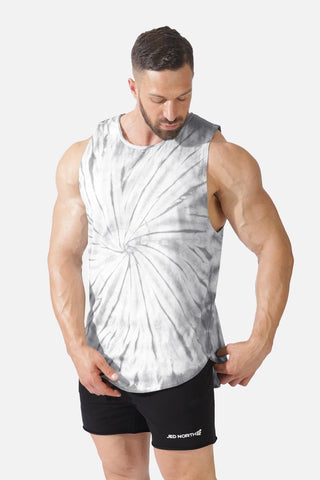 Luxe Flex Training Muscle Tee - Vintage Washed Gray - Jed North Canada