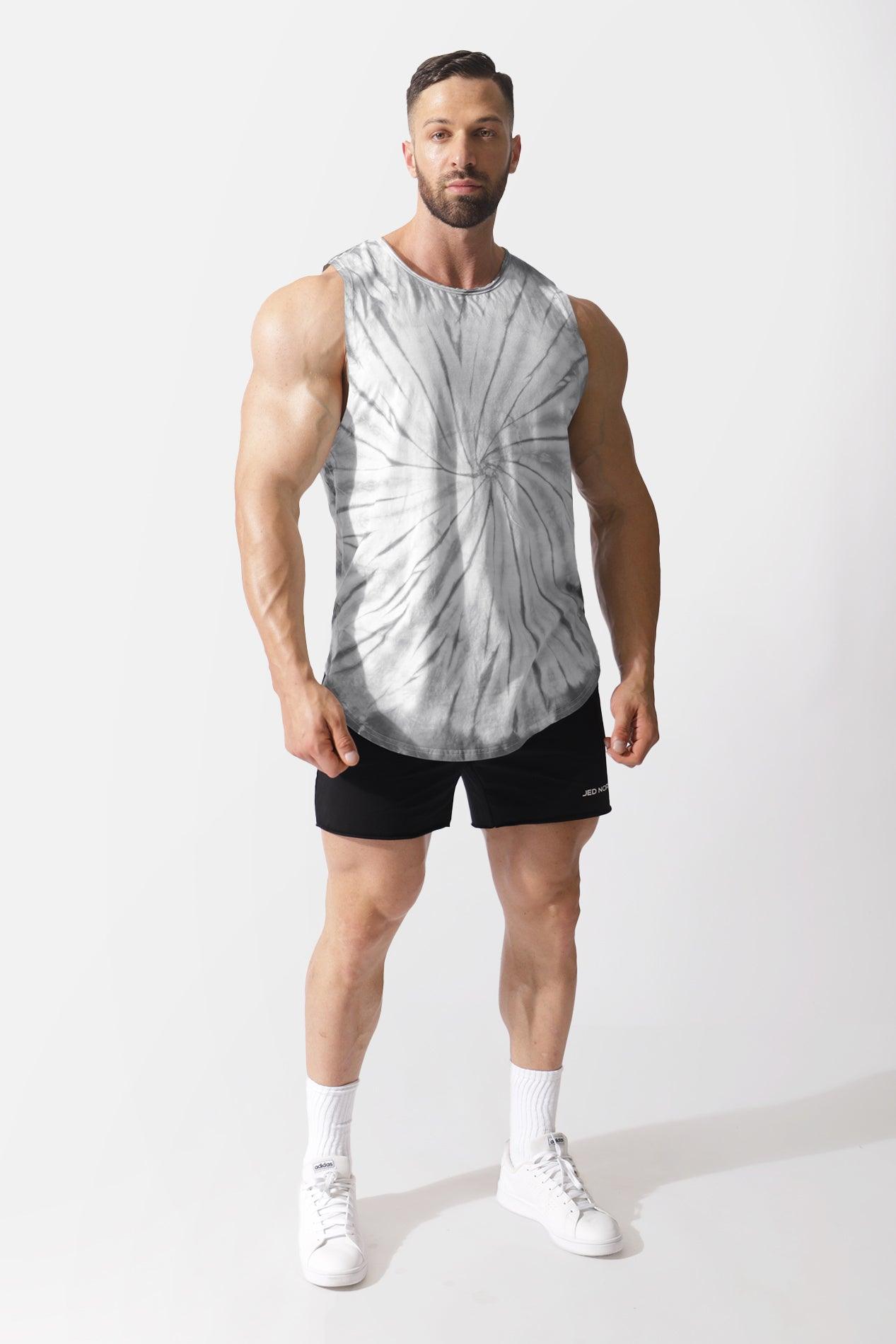 Luxe Flex Training Muscle Tee - Vintage Washed Gray - Jed North Canada