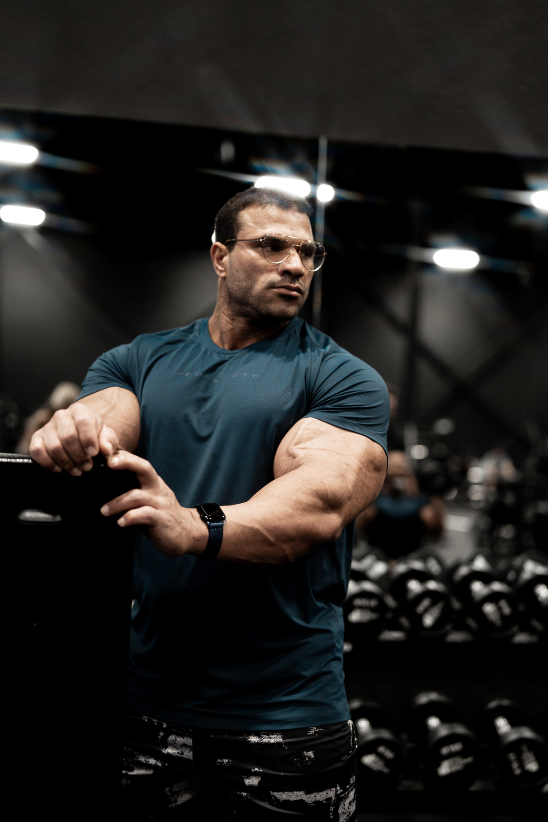 Premium Raglan-Sleeve Training Tee - Navy