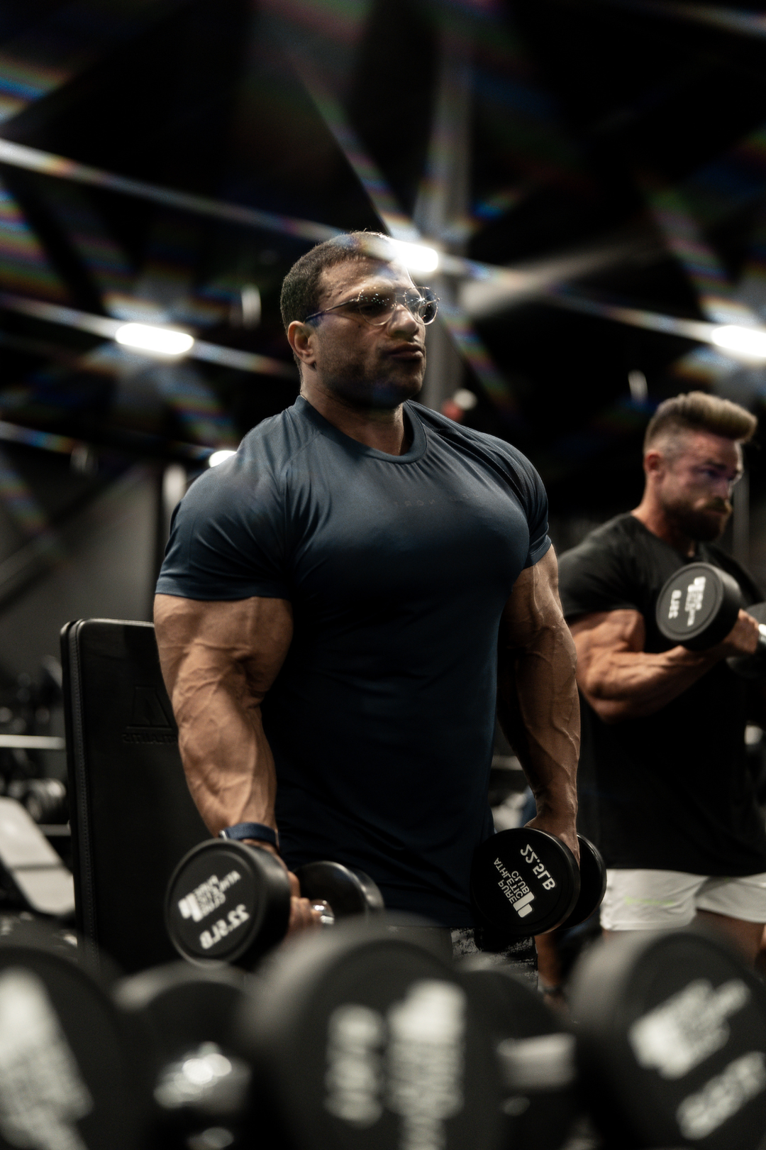 Premium Raglan-Sleeve Training Tee - Navy