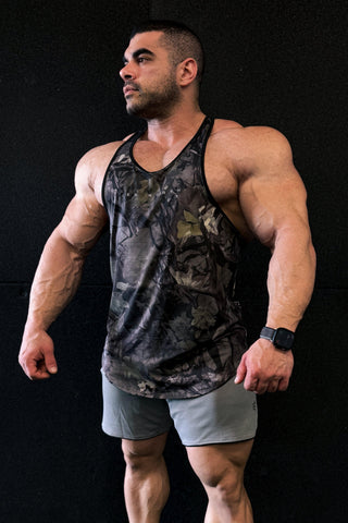 Graphic Muscle Stringer - Hunter Camo