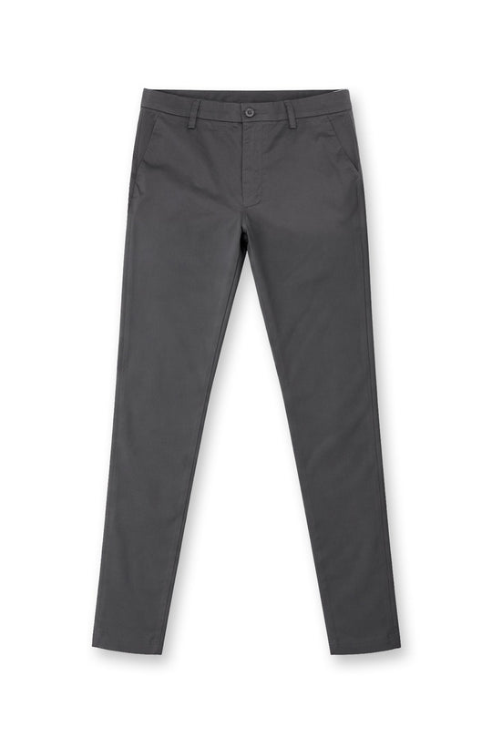 Smart Casual Chino Pants - Dark Gray