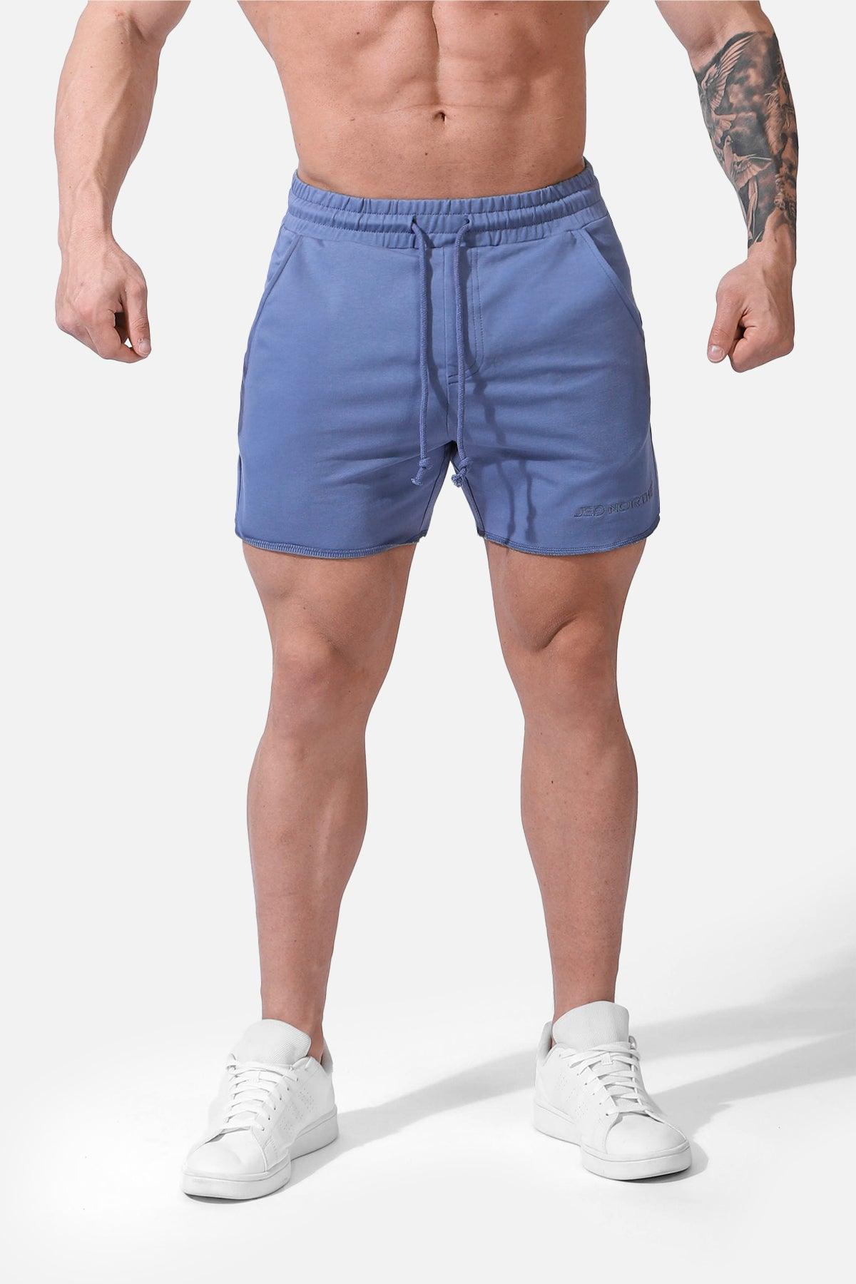 Motion 5'' Varsity Sweat Shorts - Steel Blue - Jed North Canada
