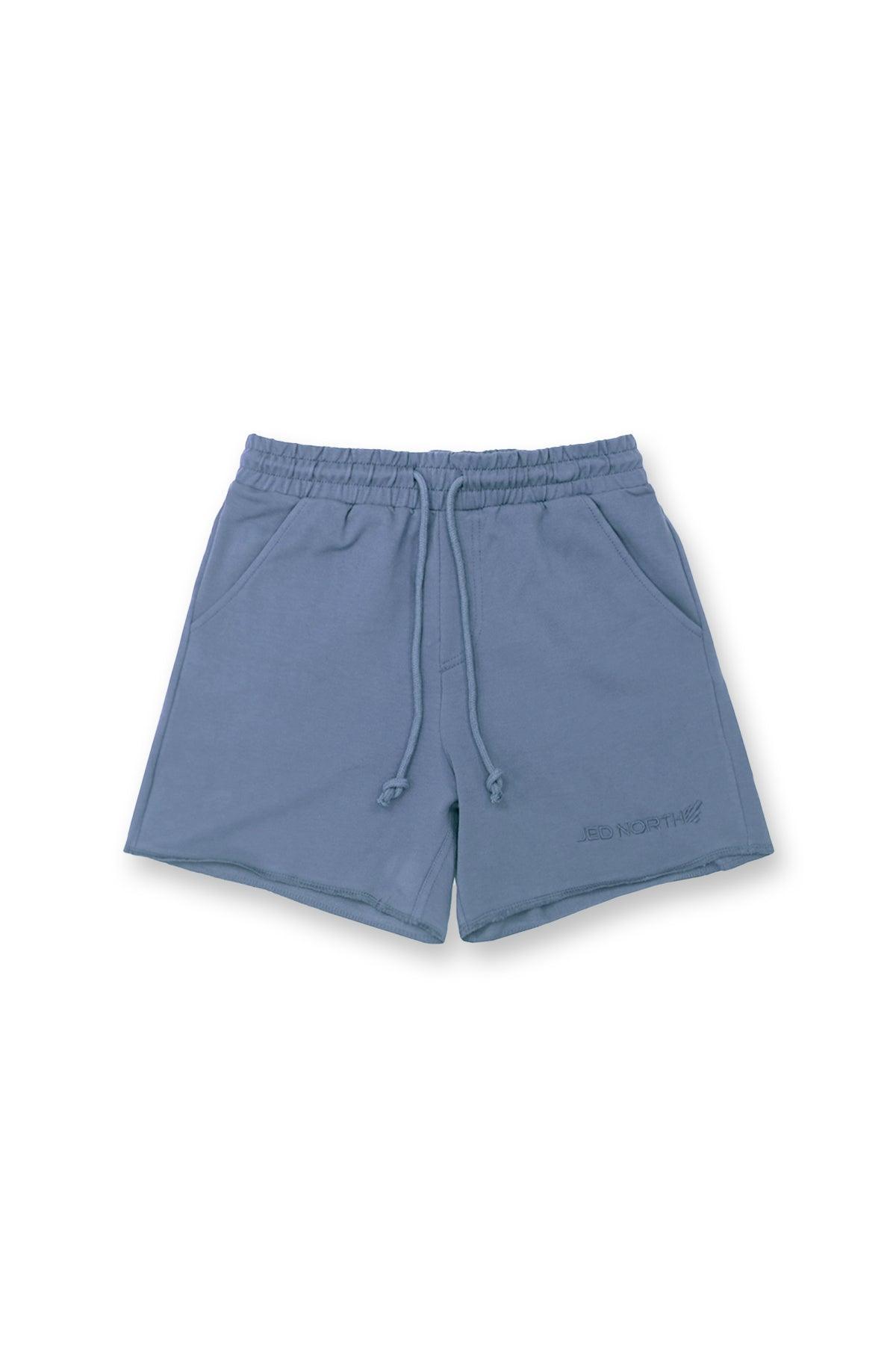 Motion 5'' Varsity Sweat Shorts - Steel Blue - Jed North
