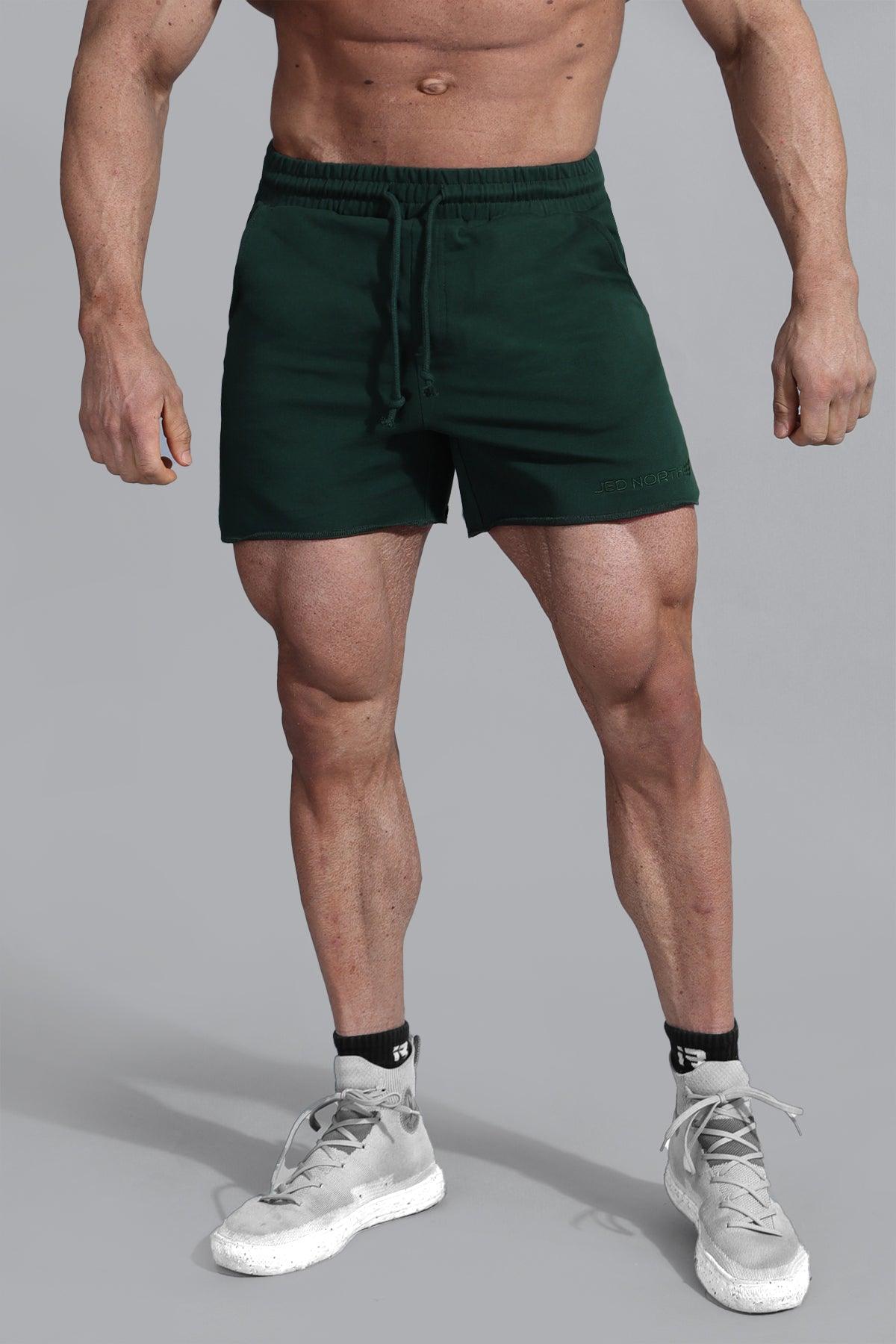Motion 5'' Varsity Sweat Shorts - Dark Green - Jed North Canada