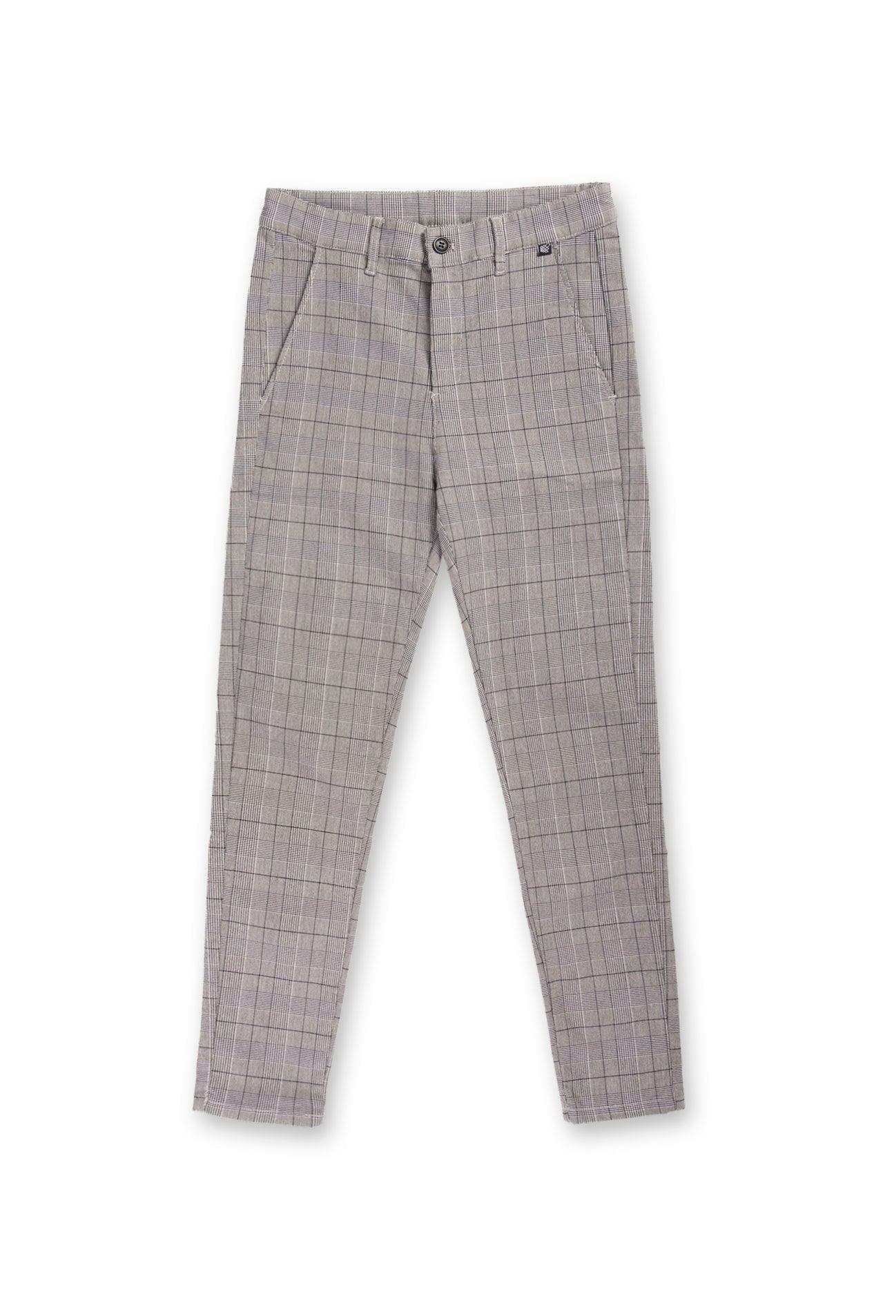 Men's Fitted Stretchy Pants - Checker - Jed North Canada