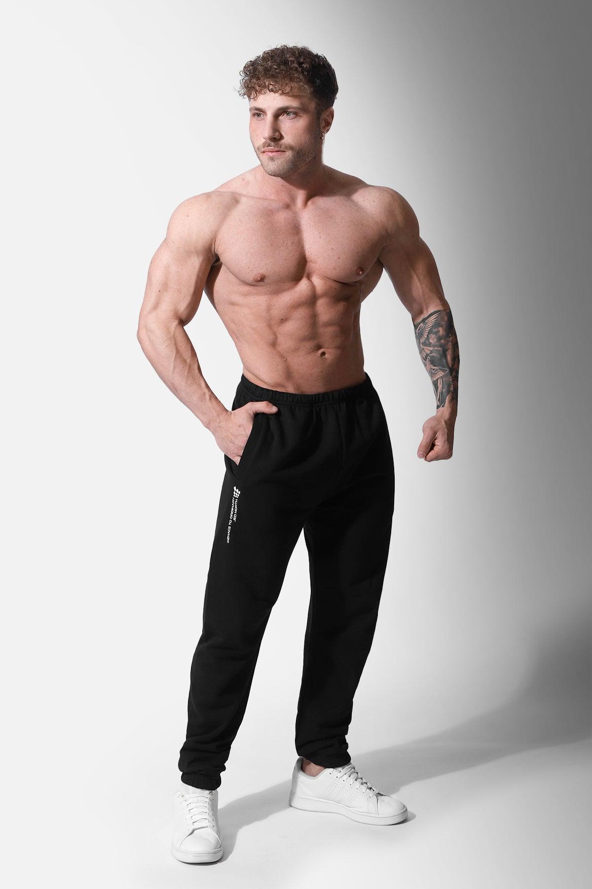 All Or Nothing French Terry Joggers - Black - Jed North Canada
