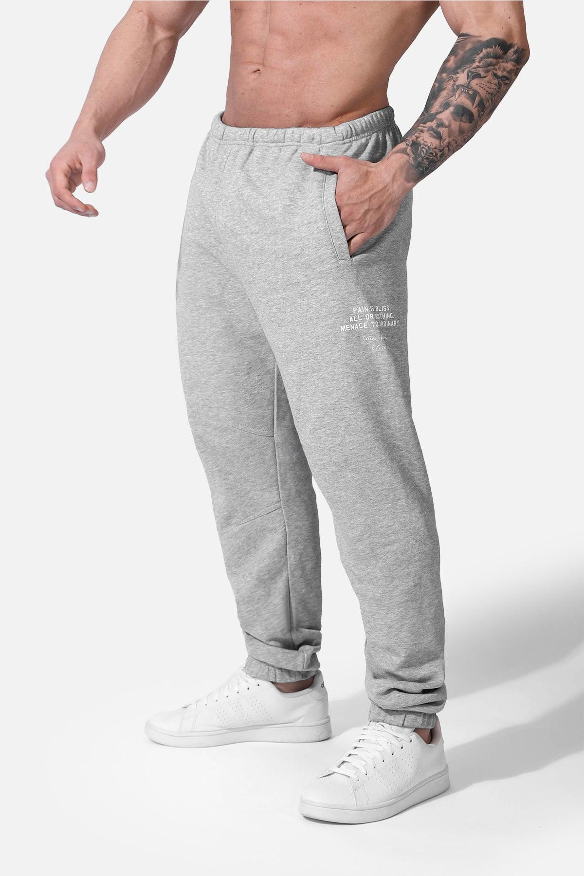 All Or Nothing French Terry Joggers - Light Gray - Jed North Canada