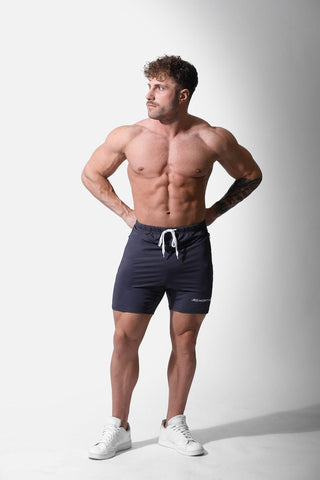 Agile Plus 5.5'' Bodybuilding Shorts w Zipper Pockets - Gray - Jed North Canada
