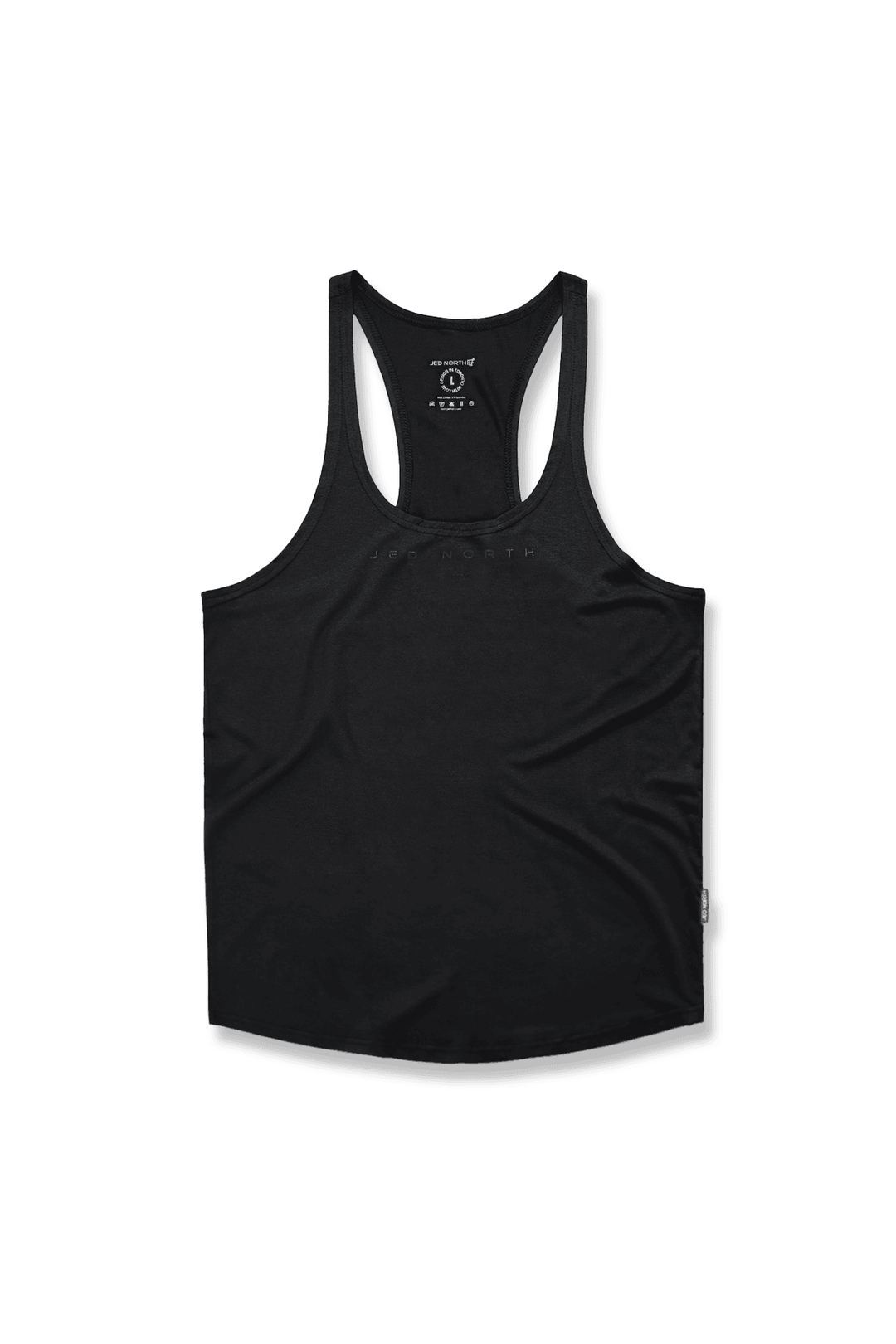 Classic Bodybuilding Racerback Stringer - Premium Black - Jed North
