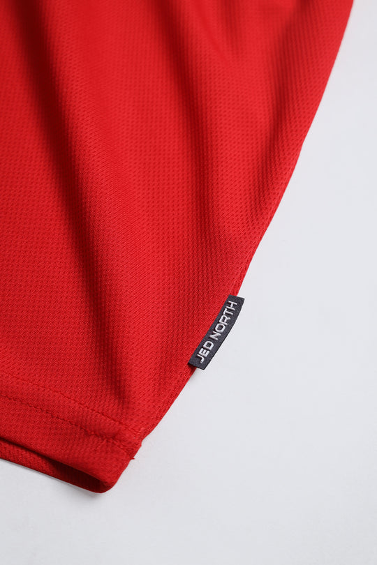 Fast-Dry Bodybuilding Workout Stringer - OH CANADA RED