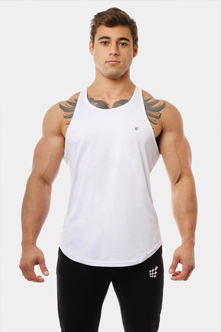 Fast-Dry Bodybuilding Workout Stringer - White – Jed North Canada