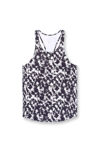 Graphic Muscle Stringer - Black and White