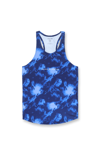 Old School Workout Stringer 2.0 - Abstract Blue - Jed North Canada