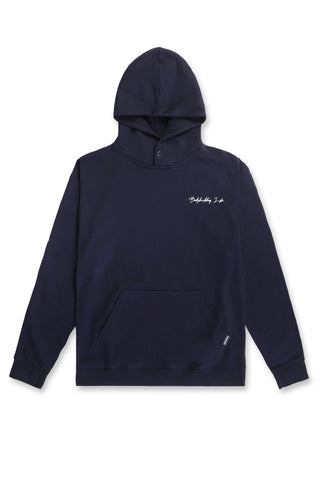 All Or Nothing French Terry Pullover Hoodie - Navy - Jed North Canada