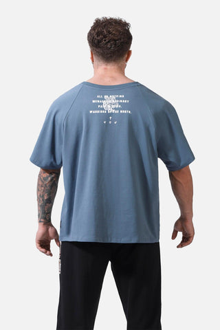 Retro Bodybuilding Oversized T-Shirt - Gray - Jed North Canada