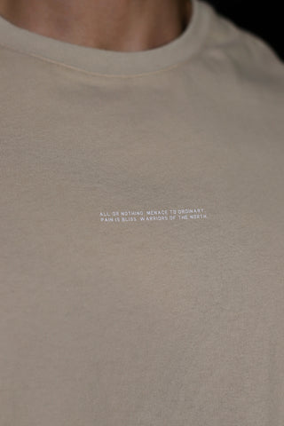 Sleeveless Box Cut  - Light Khaki