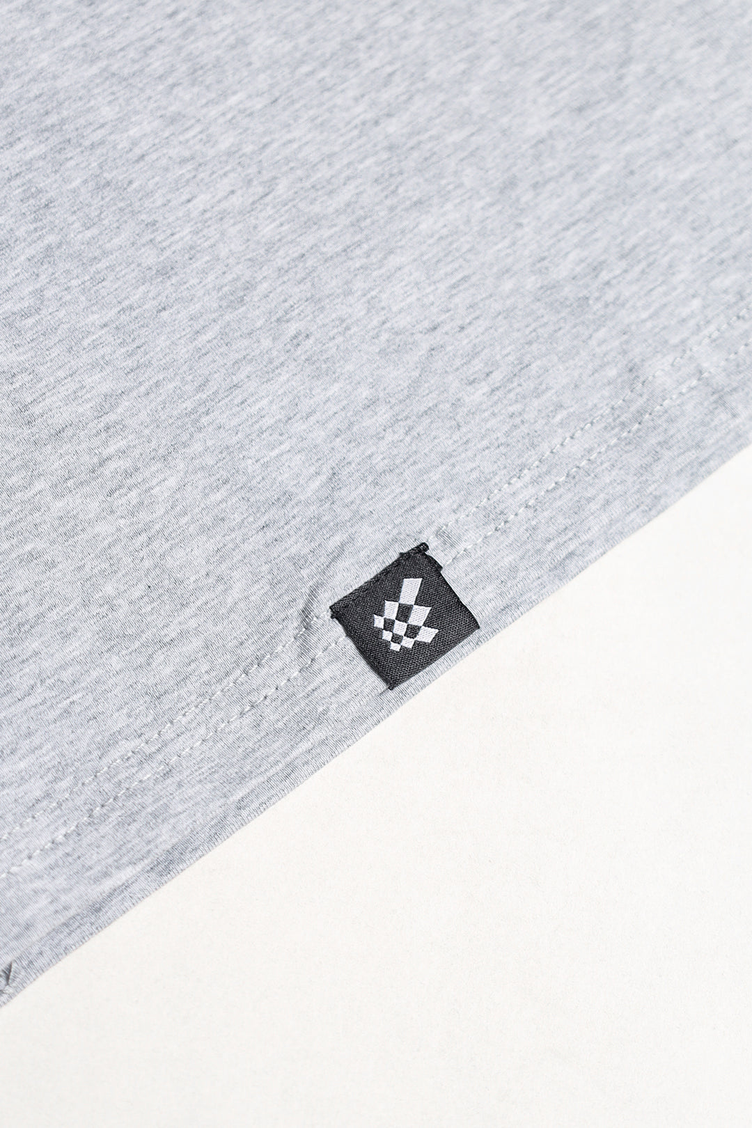 V Neck Muscle-Fit T-Shirt - Light Gray