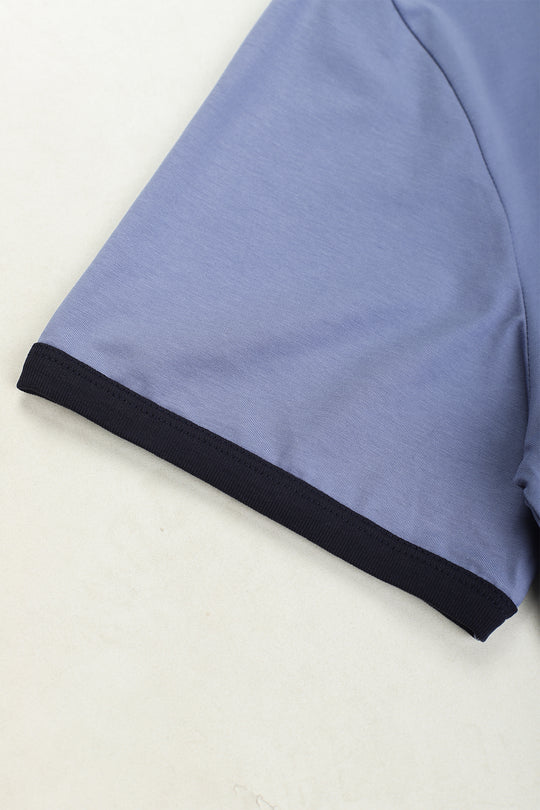 Muscle-Fit Ringer T-Shirt - Electric Blue