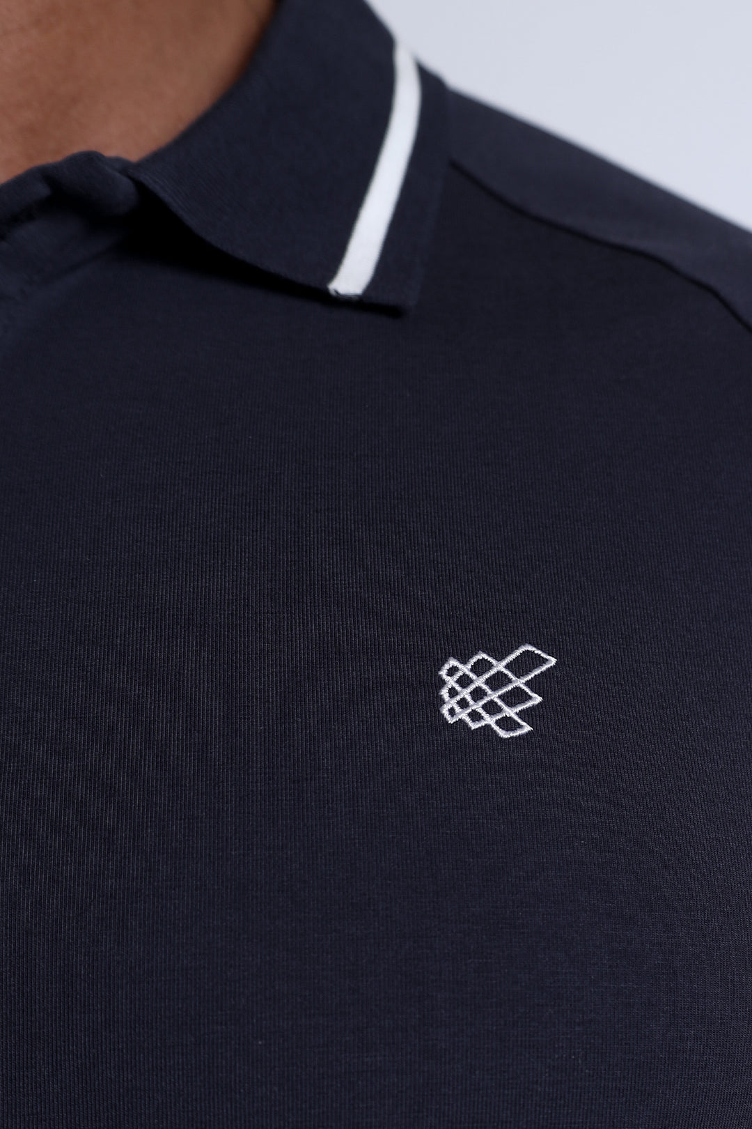 Banded Muscle-Fit Polo T-Shirt - Navy