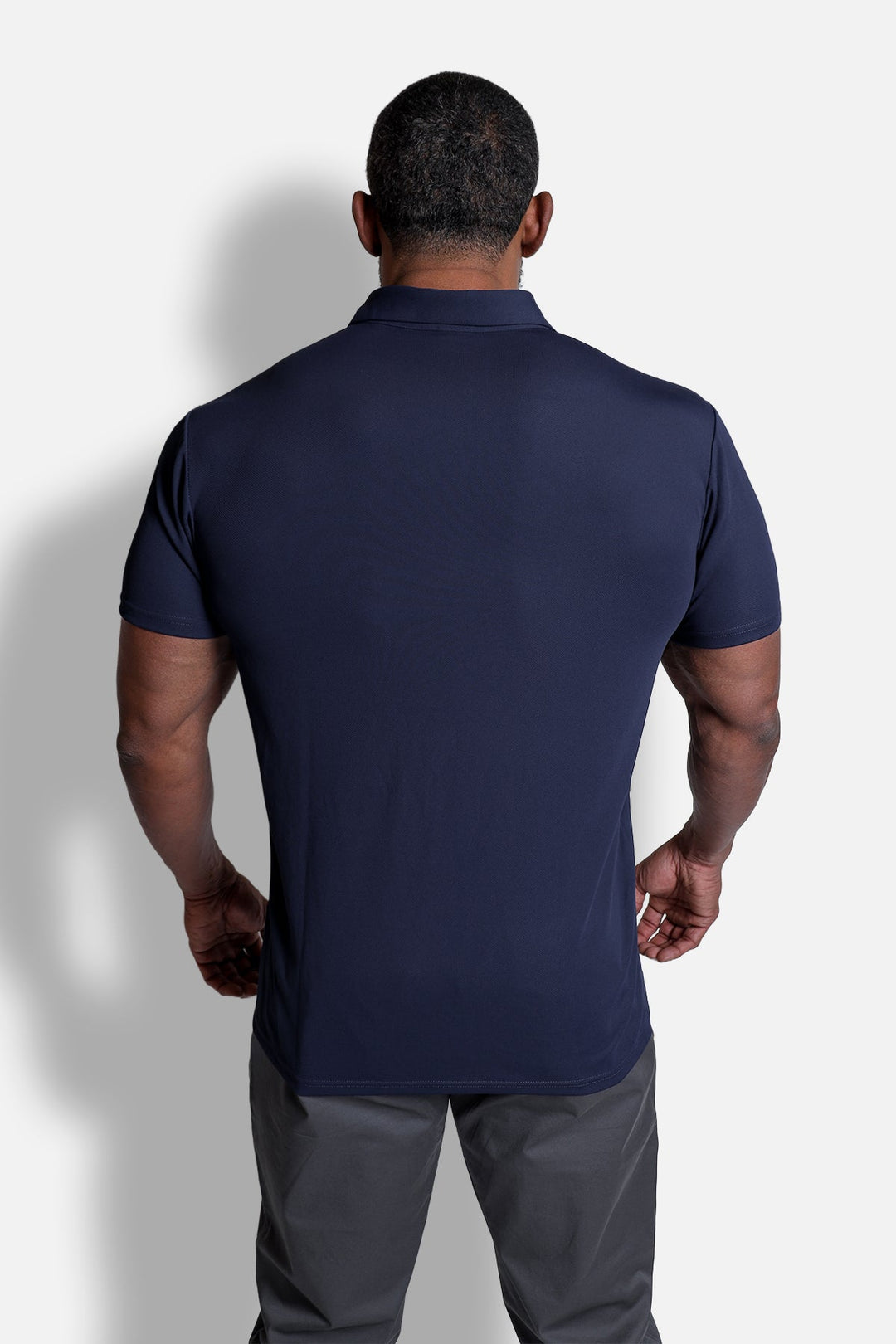 Fast-Dry Polo T-Shirt - Navy