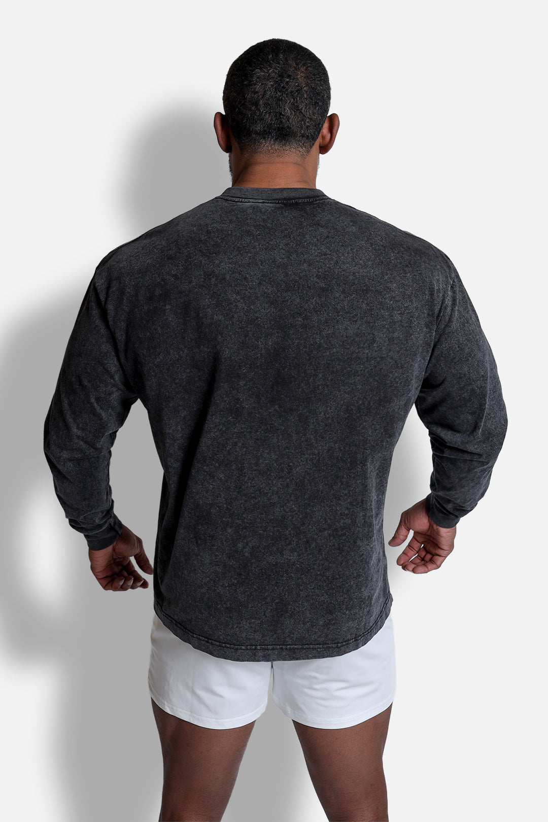 Vintage Wash Long Sleeve T-Shirt - Black