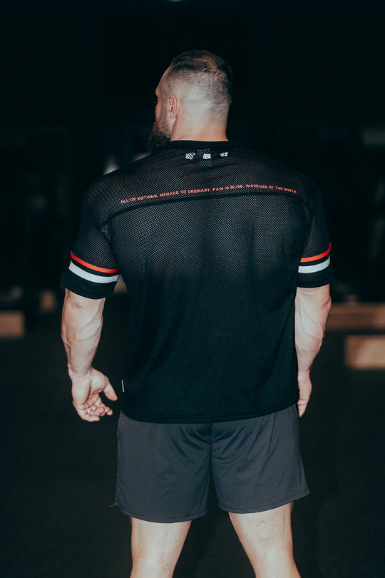 Jed North Warrior V-Neck Jersey - Black