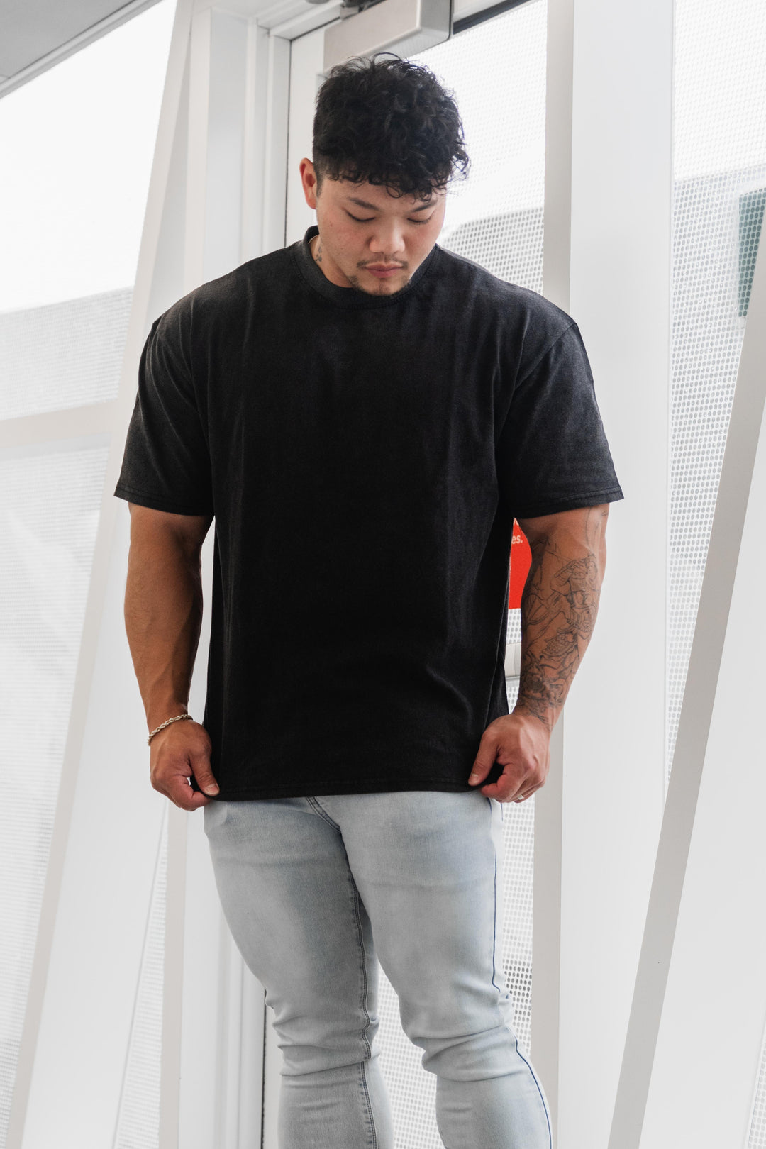 Vintage Oversized T-Shirt - Tigerus Invictus - Jed North