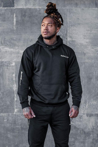 All Or Nothing French Terry Pullover Hoodie - Black - Jed North Canada