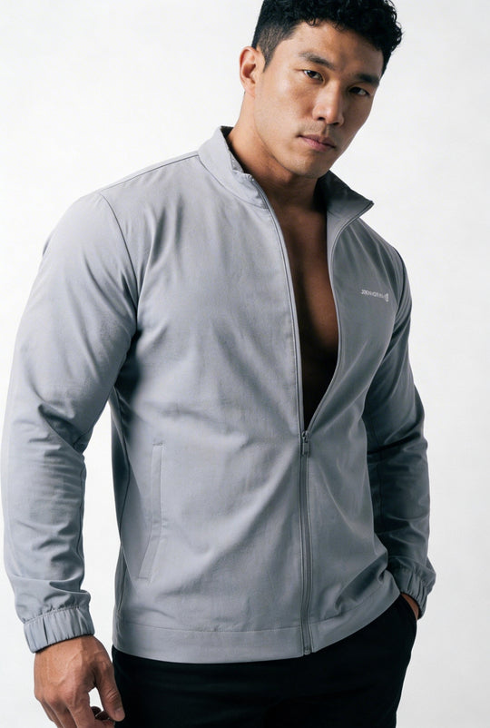 Athletic Training Jacket - Silver