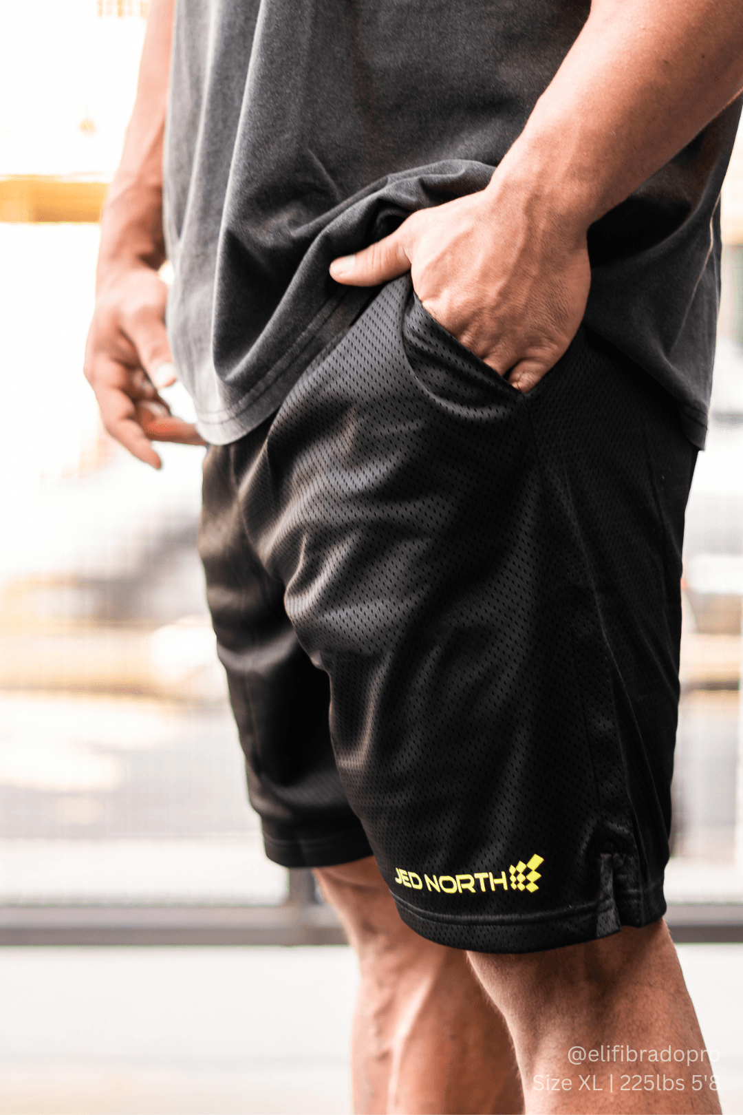 Jersey Mesh 7.5" Gym Shorts - Black