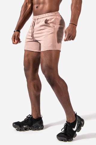 Men's Versatile Workout Sweat Shorts - Taupe (4388296130627)
