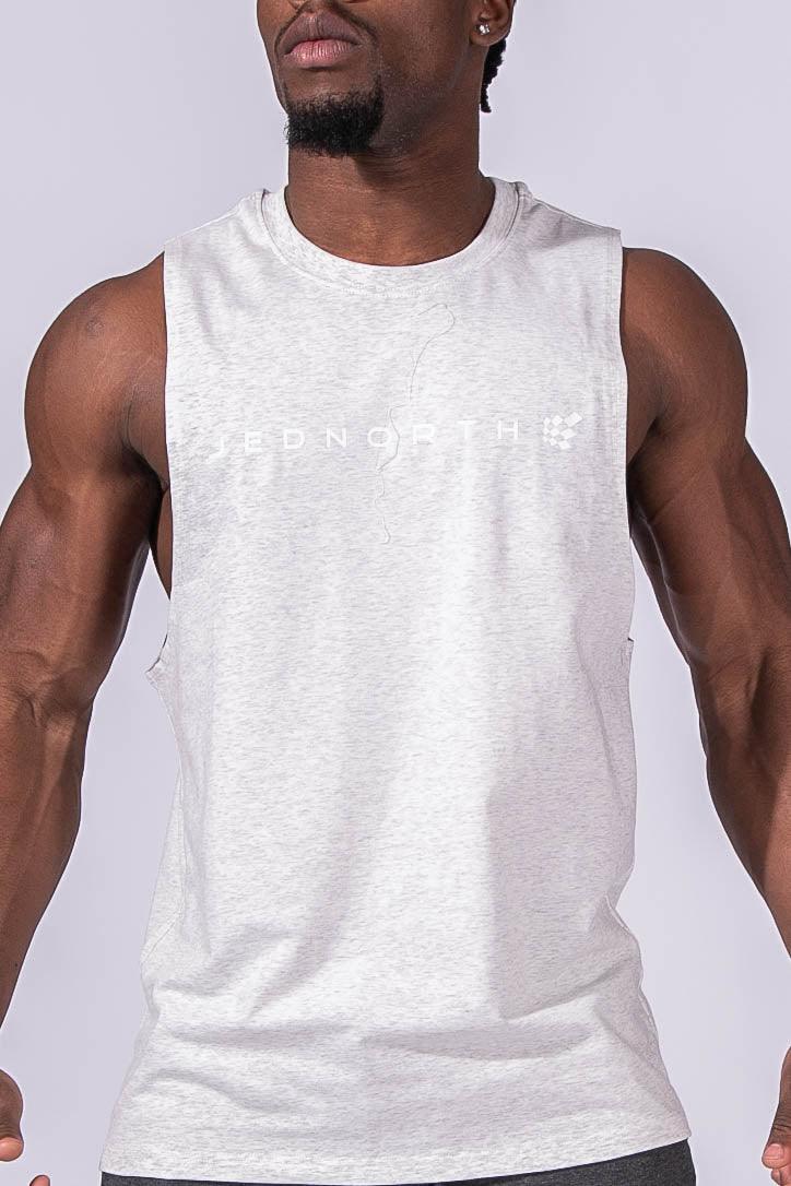 Men's Sleeveless Cut Off Tank Top Shirt (6567213826115)