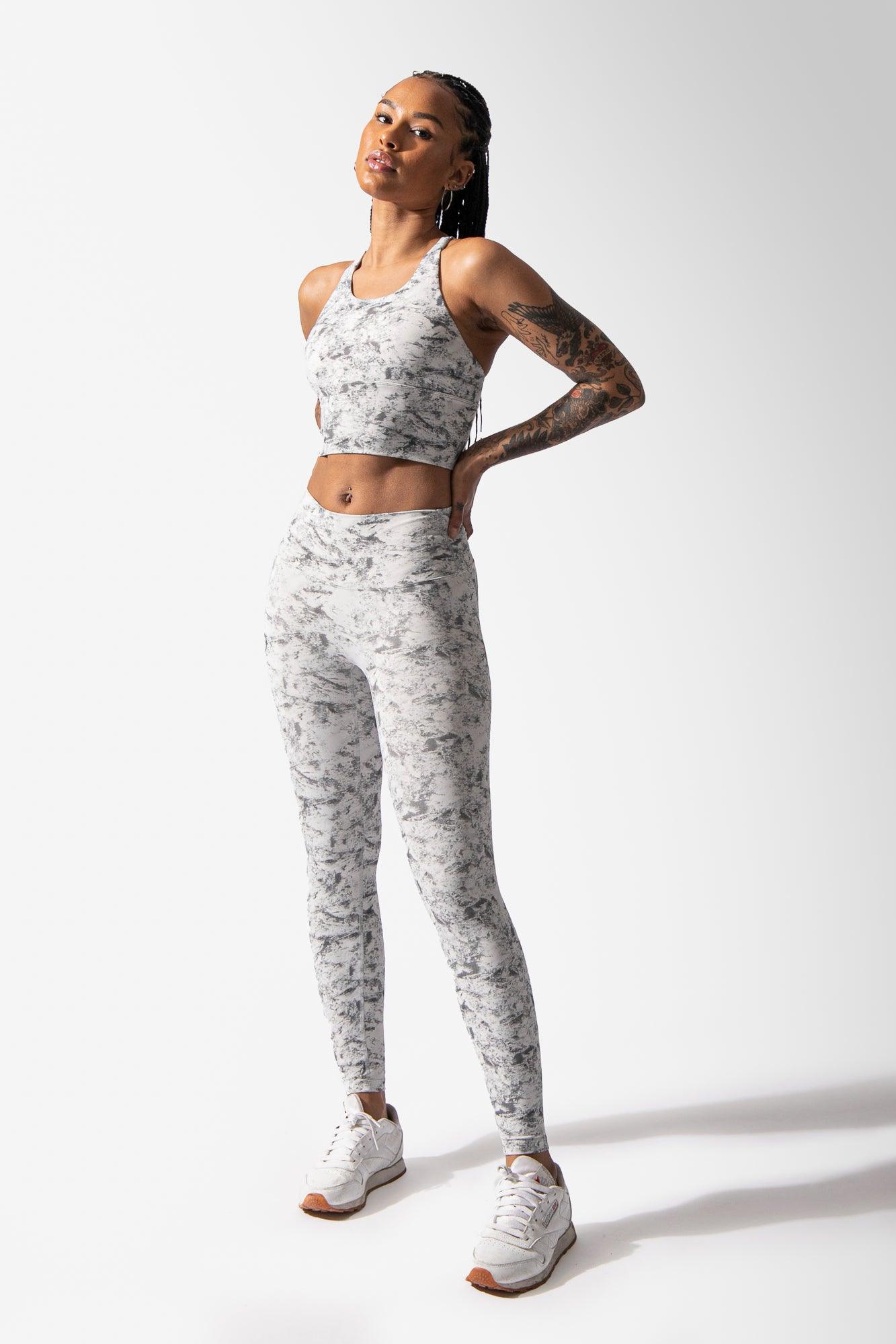 Flow High Rise Leggings - Gray Tie Dye – Jed North Canada