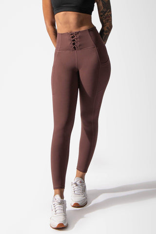 Lacey Pocket Leggings - Brown - Jed North Canada