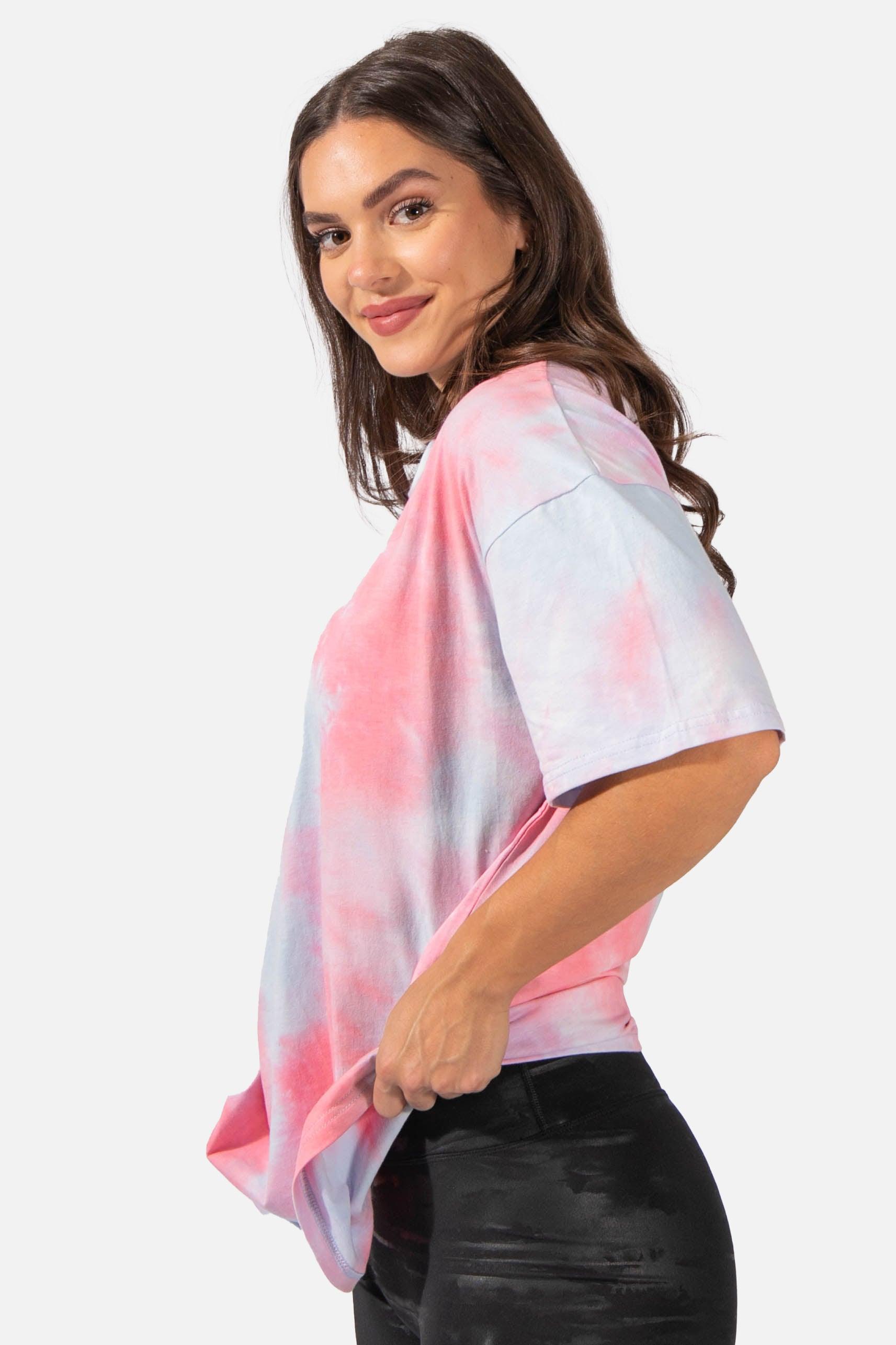 Women's Ultra-Soft Drop Shoulder Training Tee - Tie Dye (6597768511555)