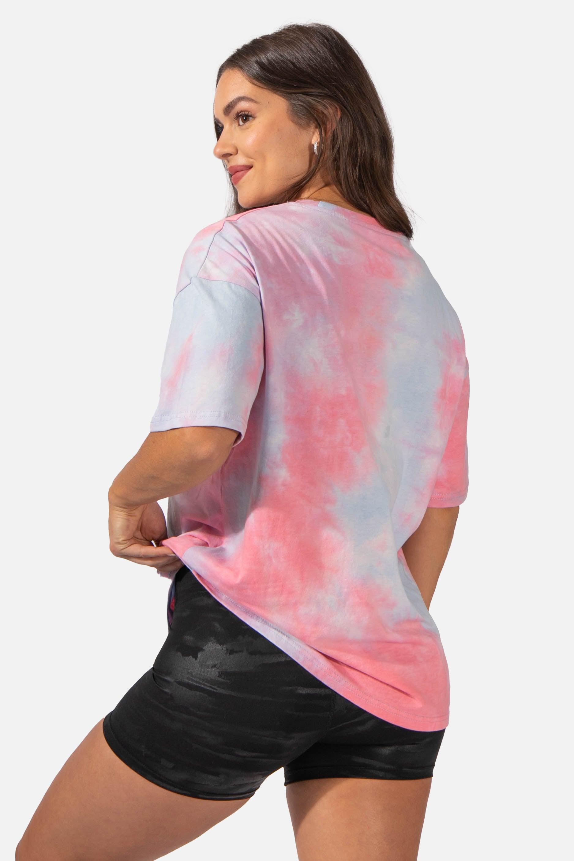 Women's Ultra-Soft Drop Shoulder Training Tee - Tie Dye (6597768511555)