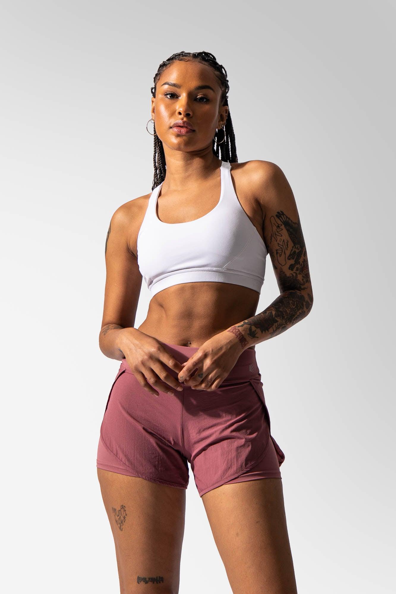 GYMSHARK Legacy Fitness S Women Shorts Black Stretch Logo Sports